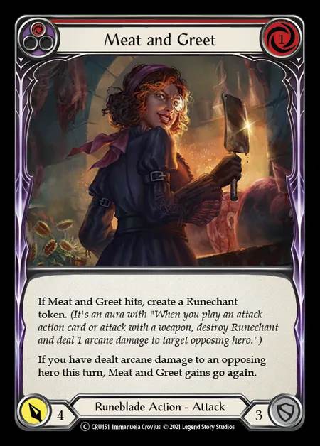 [Runeblade] Meat and Greet [UL-CRU151-C] (red)