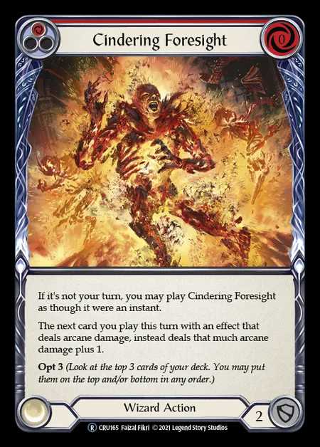 [Wizard] Cindering Foresight [UL-CRU165-R] (red)
