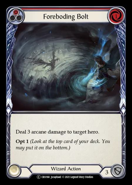 [Wizard] Foreboding Bolt [UL-CRU168-C] (red)