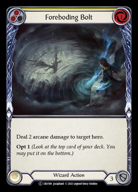 [Wizard] Foreboding Bolt [UL-CRU169-C] (yellow)