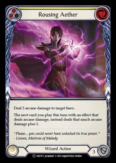 [Wizard] Rousing Aether [UL-CRU172-C] (yellow)