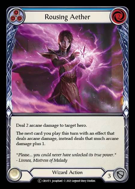 [Wizard] Rousing Aether [UL-CRU173-C] (blue)