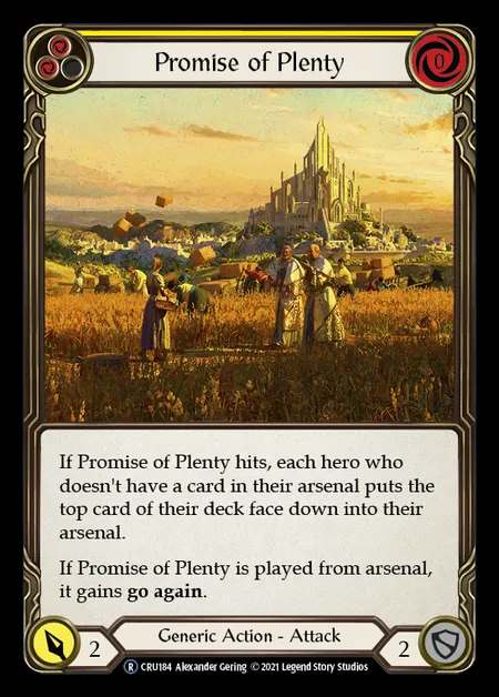 [Generic] Promise of Plenty [UL-CRU184-R] (yellow)