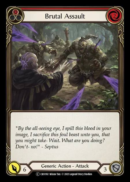 [Generic] Brutal Assault [UL-CRU192-C] (red)