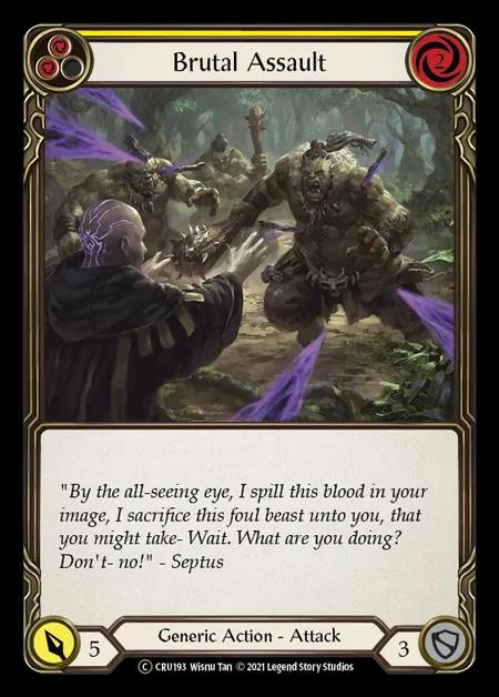 [Generic] Brutal Assault [UL-CRU193-C] (yellow)