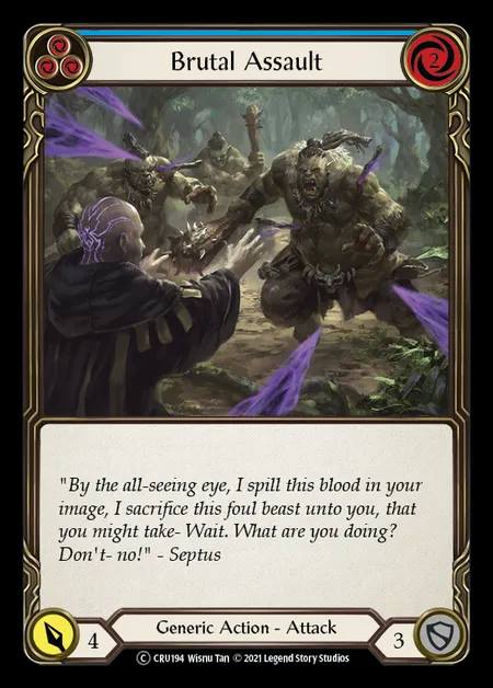 [Generic] Brutal Assault [UL-CRU194-C] (blue)