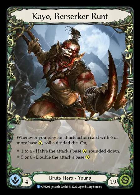 [Brute] Kayo, Berserker Runt [1st-CRU_002-R]
