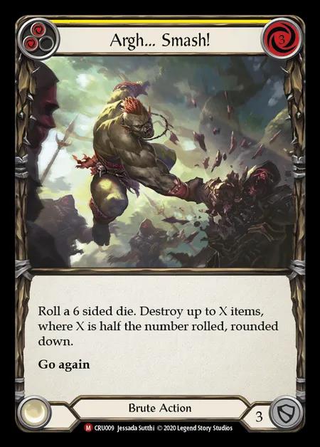 [Brute] Argh... Smash! [1st-CRU_009-M]