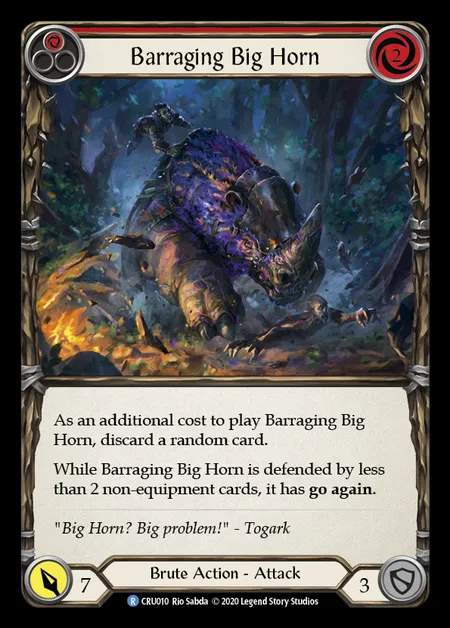 [Brute] Barraging Big Horn (red) [1st-CRU_010-R]
