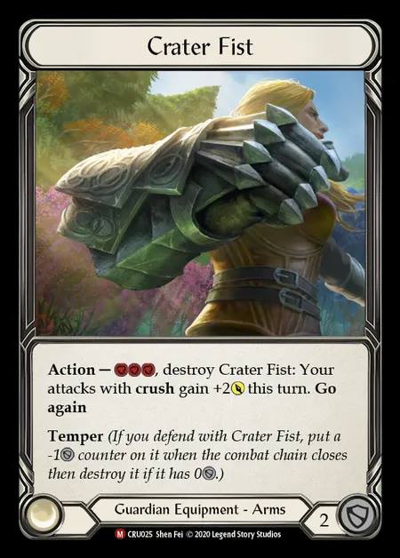 [Guardian] Crater Fist [1st-CRU_025-M]
