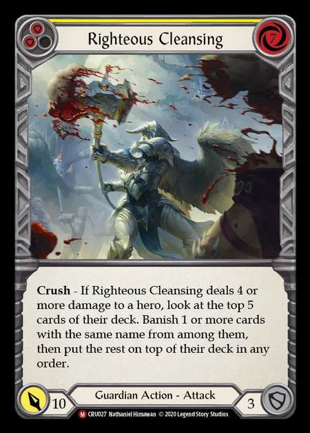 [Guardian] Righteous Cleansing [1st-CRU_027-M]