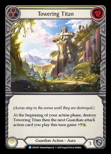 [Guardian] Towering Titan (yellow) [1st-CRU_030-R]