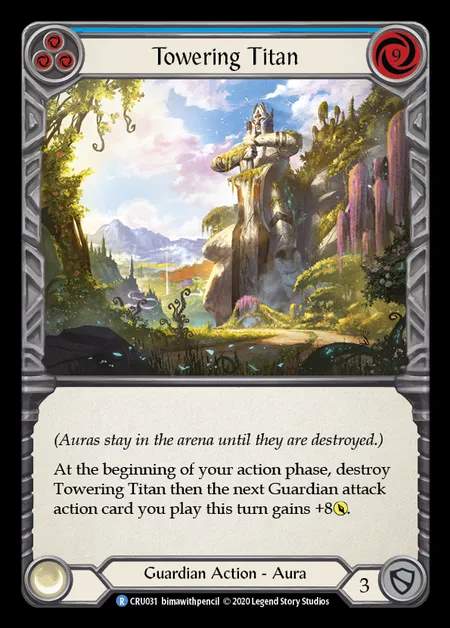 [Guardian] Towering Titan (blue) [1st-CRU_031-R]