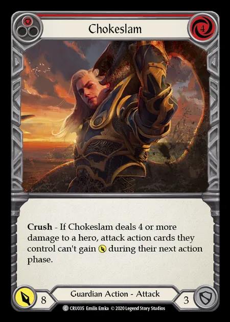 [Guardian] Chokeslam (red) [1st-CRU_035-C]