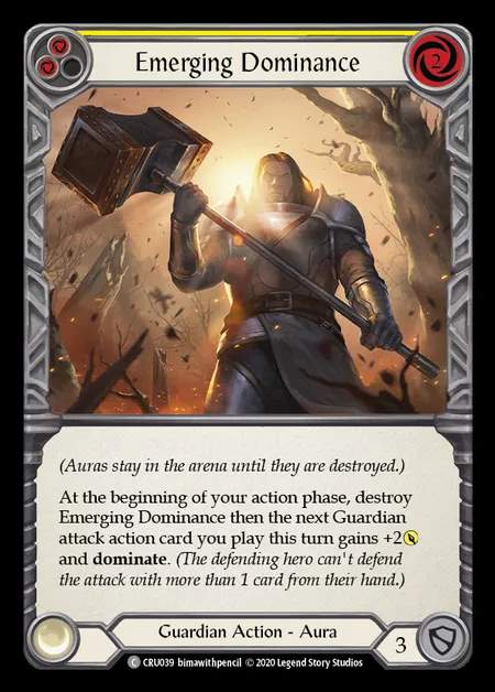 [Guardian] Emerging Dominance (yellow) [1st-CRU_039-C]