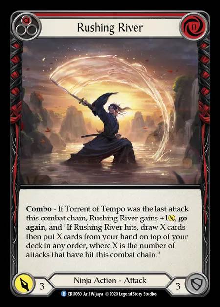 [Ninja] Rushing River (red) [1st-CRU_060-R]