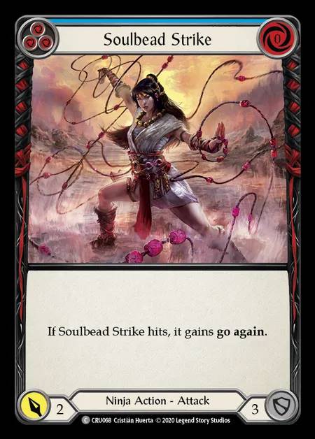 [Ninja] Soulbead Strike (blue) [1st-CRU_068-C]