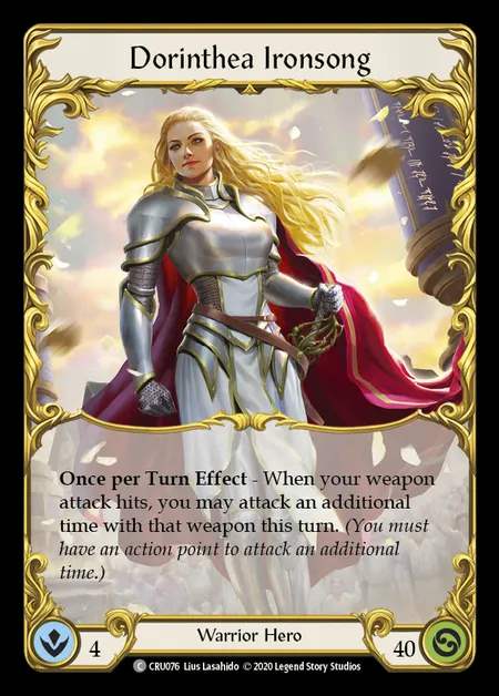 [Warrior] Dorinthea Ironsong [1st-CRU_076-C]