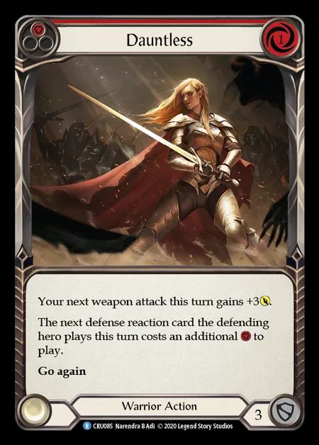 [Warrior] Dauntless (red) [1st-CRU_085-R]