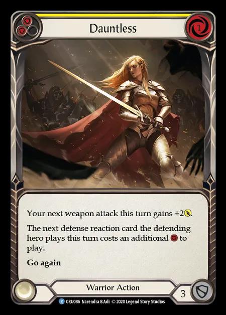 [Warrior] Dauntless (yellow) [1st-CRU_086-R]