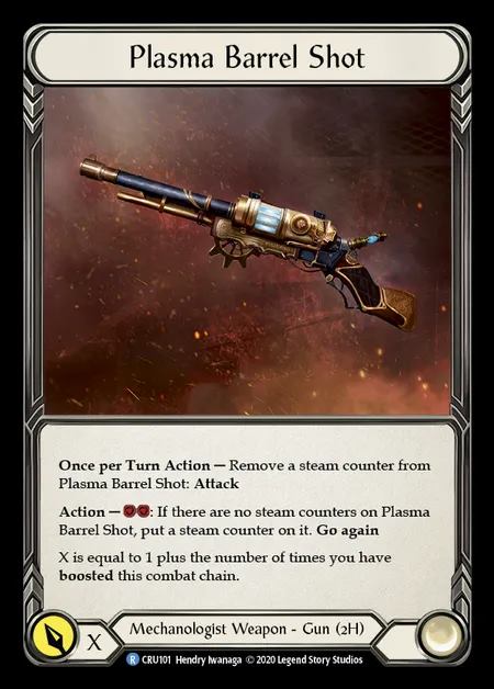 [Mechanologist] Plasma Barrel Shot [1st-CRU_101-R]