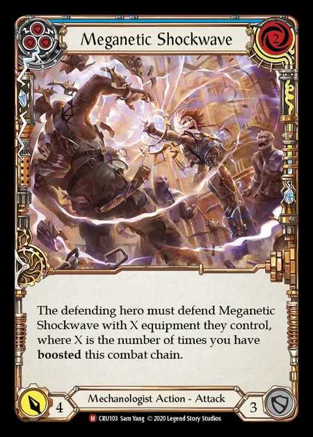 [Mechanologist] Meganetic Shockwave [1st-CRU_103-M]