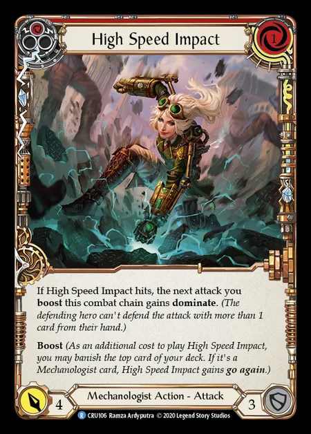[Mechanologist] High Speed Impact (red) [1st-CRU_106-R]
