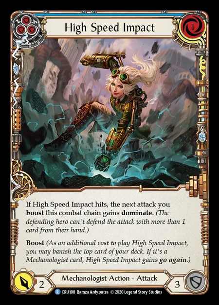 [Mechanologist] High Speed Impact (blue) [1st-CRU_108-R]