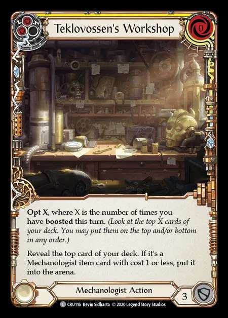 [Mechanologist] Teklovossen's Workshop (yellow) [1st-CRU_116-C]