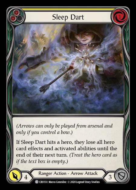 [Ranger] Sleep Dart (yellow) [1st-CRU_133-C]