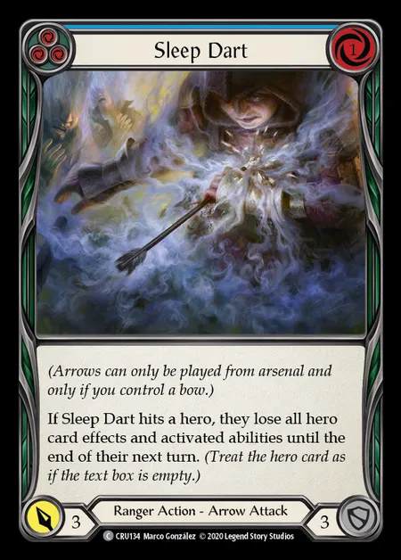 [Ranger] Sleep Dart (blue) [1st-CRU_134-C]