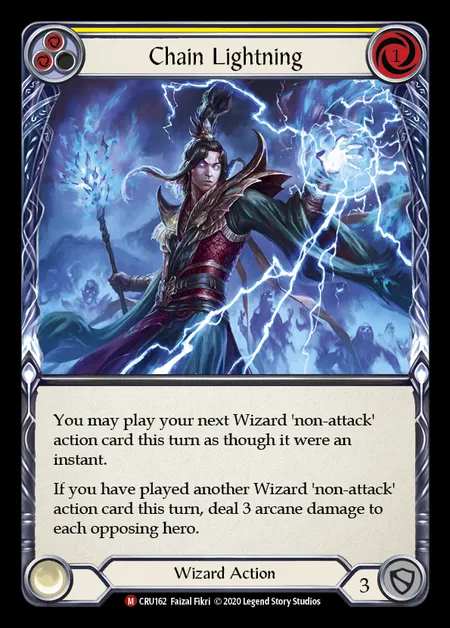 [Wizard] Chain Lightning [1st-CRU_162-M]