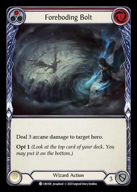 [Wizard] Foreboding Bolt (red) [1st-CRU_168-C]