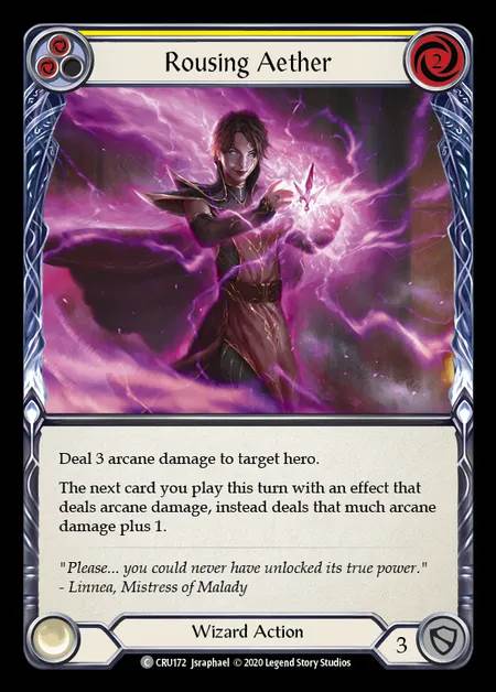 [Wizard] Rousing Aether (yellow) [1st-CRU_172-C]