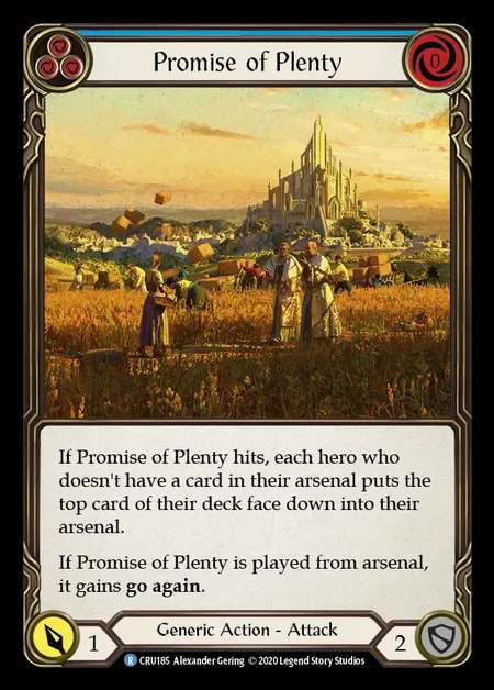 [Generic] Promise of Plenty (blue) [1st-CRU_185-R]