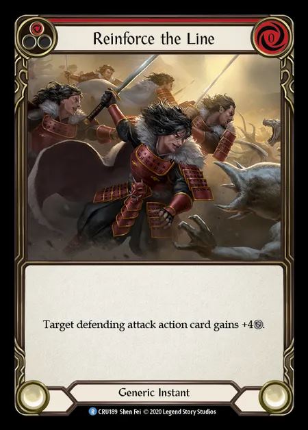 [Generic] Reinforce the Line (red) [1st-CRU_189-R]