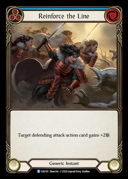 [Generic] Reinforce the Line (blue) [1st-CRU_191-R]