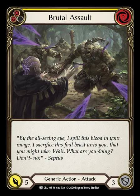 [Generic] Brutal Assault (yellow) [1st-CRU_193-C]