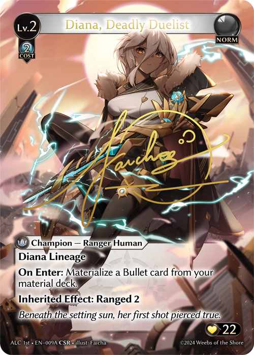 【クーポン使用不可】【CSR】[Norm] Diana, Deadly Duelist [1ST-ALC009A-CSR]