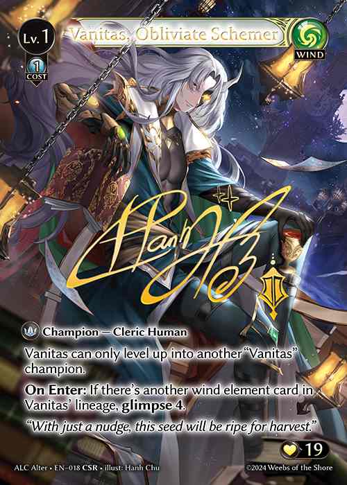 【クーポン使用不可】【CSR】[Wind] Vanitas, Obliviate Schemer [AL-ALC018-CSR]