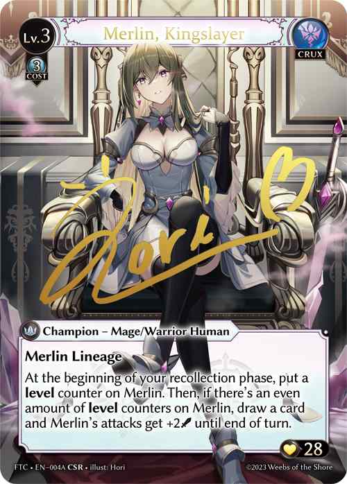 【クーポン使用不可】【CSR】[Crux] Merlin, Kingslayer [FTC004A-CSR]
