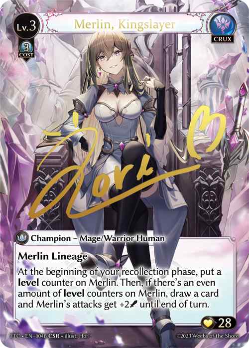 【クーポン使用不可】【CSR】[Crux] Merlin, Kingslayer [FTC004B-CSR]