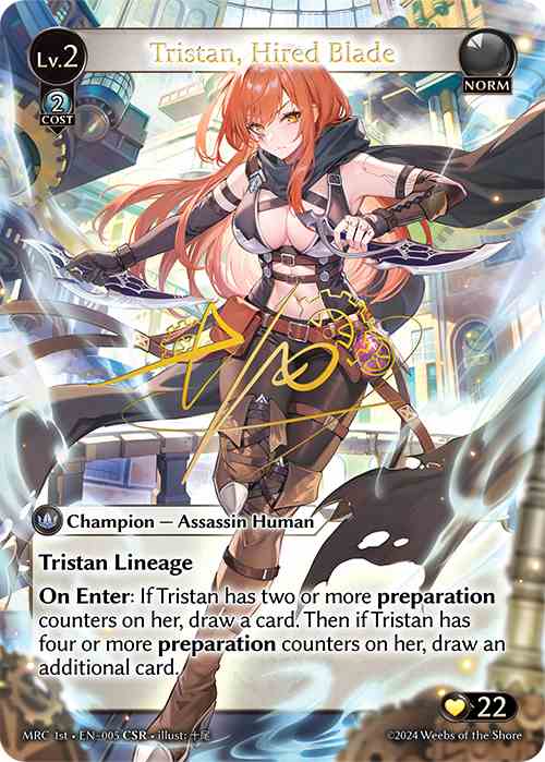【クーポン使用不可】【CSR】[Norm] Tristan, Hired Blade [1ST-MRC005-CSR]
