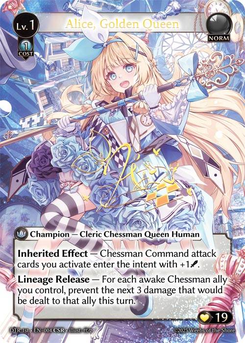 【クーポン使用不可】【CSR】[Norm] Alice, Golden Queen [DTR004-CSR]