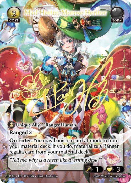 【クーポン使用不可】【CSR】[Norm] Mad Hatter, Morose Heritor [DTR075-CSR]