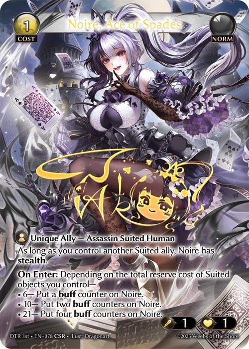 【クーポン使用不可】【CSR】[Norm] Noire, Ace of Spades [DTR078-CSR]