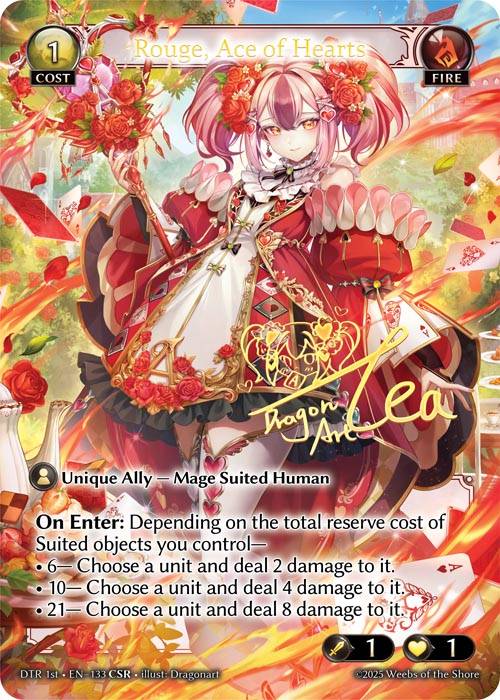 【クーポン使用不可】【CSR】[Fire] Rouge, Ace of Hearts [DTR133-CSR]