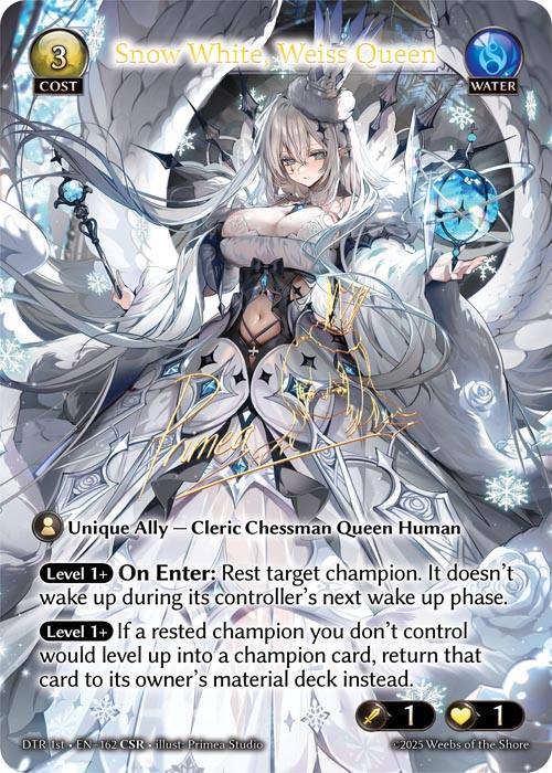 【クーポン使用不可】【CSR】[Water] Snow White, Weiss Queen [DTR162-CSR]