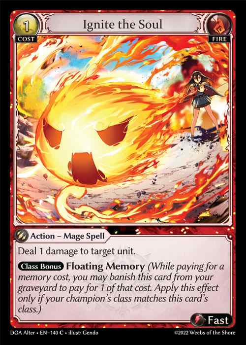 [Fire] Ignite the Soul [AL-DOA140-C]