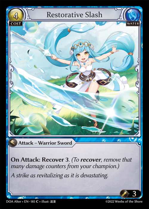 [Water] Restorative Slash [AL-DOA185-C]